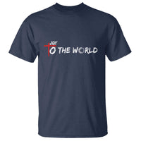 Jesus Christian Christmas T Shirt Joy To The World - Wonder Print Shop