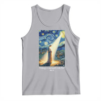Virgin Mary Starry Night Tank Top Luke 2:11 Christian Faith - Wonder Print Shop