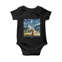 Bethlehem Starry Night Baby Onesie Nativity Luke 2:11 Christian Christmas - Wonder Print Shop