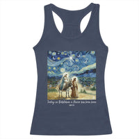 Bethlehem Starry Night Racerback Tank Top Nativity Luke 2:11 Christian Christmas - Wonder Print Shop