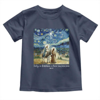 Bethlehem Starry Night Toddler T Shirt Nativity Luke 2:11 Christian Christmas - Wonder Print Shop