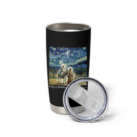 Bethlehem Starry Night Tumbler Cup Nativity Luke 2:11 Christian Christmas - Wonder Print Shop