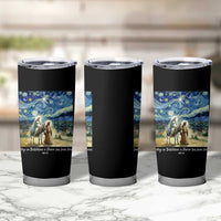 Bethlehem Starry Night Tumbler Cup Nativity Luke 2:11 Christian Christmas - Wonder Print Shop