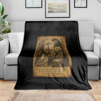 Virgin Mary Throw Blanket Angel Gabriel Luke 1:30 Christian - Wonder Print Shop