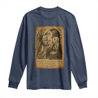 Virgin Mary Long Sleeve Shirt Angel Gabriel Luke 1:30 Christian - Wonder Print Shop