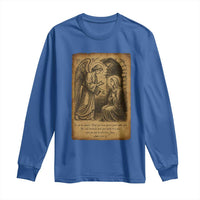 Virgin Mary Long Sleeve Shirt Angel Gabriel Luke 1:30 Christian - Wonder Print Shop