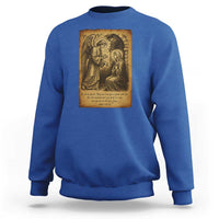 Virgin Mary Sweatshirt Angel Gabriel Luke 1:30 Christian - Wonder Print Shop