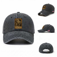 Virgin Mary Washed Cotton Baseball Cap Angel Gabriel Luke 1:30 Christian