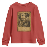 Virgin Mary Youth Sweatshirt Angel Gabriel Luke 1:30 Christian - Wonder Print Shop