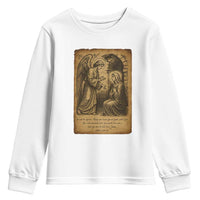 Virgin Mary Youth Sweatshirt Angel Gabriel Luke 1:30 Christian - Wonder Print Shop