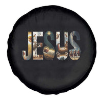 Jesus Christmas Spare Tire Cover Nativity Holy Night Christian Faith - Wonder Print Shop