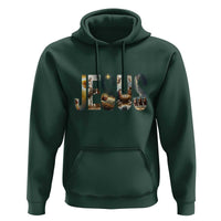 Jesus Christmas Hoodie Nativity Holy Night Christian Faith - Wonder Print Shop