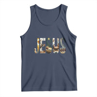 Jesus Christmas Tank Top Nativity Holy Night Christian Faith - Wonder Print Shop