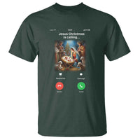 Jesus Christmas T Shirt Video Call Nativity Scene Funny Christian Xmas - Wonder Print Shop