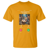 Jesus Christmas T Shirt Video Call Nativity Scene Funny Christian Xmas - Wonder Print Shop