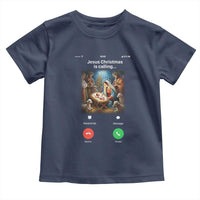 Jesus Christmas Toddler T Shirt Video Call Nativity Scene Funny Christian Xmas - Wonder Print Shop