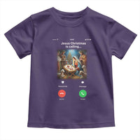 Jesus Christmas Toddler T Shirt Video Call Nativity Scene Funny Christian Xmas - Wonder Print Shop