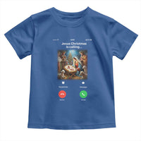 Jesus Christmas Toddler T Shirt Video Call Nativity Scene Funny Christian Xmas - Wonder Print Shop