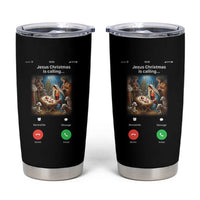 Jesus Christmas Tumbler Cup Video Call Nativity Scene Funny Christian Xmas - Wonder Print Shop