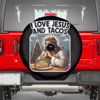 Funny Jesus Christian Christmas Spare Tire Cover I Love Jesus And Tacos - Wonder Print Shop