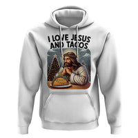 Funny Jesus Christian Christmas Hoodie I Love Jesus And Tacos - Wonder Print Shop