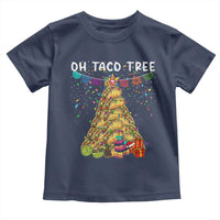 Taco Christmas Tree Toddler T Shirt Funny Xmas Foodie Mexican - Wonder Print Shop