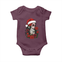 Dia De Los Muertos Mexican Christmas Baby Onesie Day of the Dead Sugar Skull Women - Wonder Print Shop