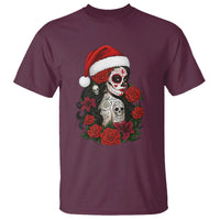 Dia De Los Muertos Mexican Christmas T Shirt Day of the Dead Sugar Skull Women - Wonder Print Shop