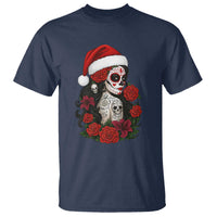 Dia De Los Muertos Mexican Christmas T Shirt Day of the Dead Sugar Skull Women - Wonder Print Shop
