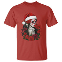 Dia De Los Muertos Mexican Christmas T Shirt Day of the Dead Sugar Skull Women - Wonder Print Shop