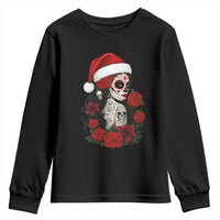Dia De Los Muertos Mexican Christmas Youth Sweatshirt Day of the Dead Sugar Skull Women - Wonder Print Shop