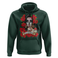 Dia De Los Muertos Mexican Hoodie Day of the Dead Sugar Skull Women - Wonder Print Shop