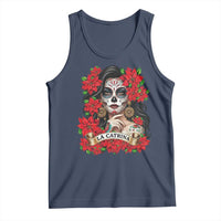 Dia De Los Muertos Mexican Tank Top Day of the Dead Sugar Skull Women - Wonder Print Shop