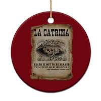 Day Of The Dead Ceramic Ornament La Calavera Garbancera - Wonder Print Shop
