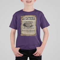 Day Of The Dead T Shirt For Kid La Calavera Garbancera - Wonder Print Shop