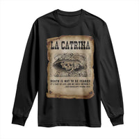 Day Of The Dead Long Sleeve Shirt La Calavera Garbancera - Wonder Print Shop