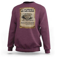 Day Of The Dead Sweatshirt La Calavera Garbancera - Wonder Print Shop