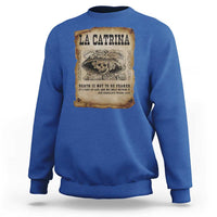 Day Of The Dead Sweatshirt La Calavera Garbancera - Wonder Print Shop
