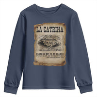Day Of The Dead Youth Sweatshirt La Calavera Garbancera - Wonder Print Shop