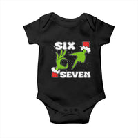 67 Six Seven Christmas Meme Baby Onesie Funny Elf Hands - Wonder Print Shop