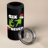 67 Six Seven Christmas Meme 4 in 1 Can Cooler Tumbler Funny Elf Hands - Wonder Print Shop