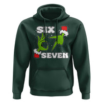 67 Six Seven Christmas Meme Hoodie Funny Elf Hands - Wonder Print Shop