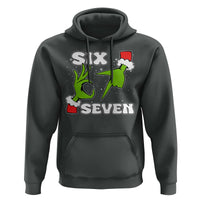 67 Six Seven Christmas Meme Hoodie Funny Elf Hands - Wonder Print Shop