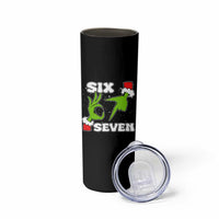 67 Six Seven Christmas Meme Skinny Tumbler Funny Elf Hands - Wonder Print Shop
