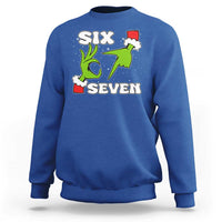 67 Six Seven Christmas Meme Sweatshirt Funny Elf Hands - Wonder Print Shop