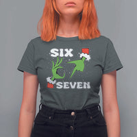 67 Six Seven Christmas Meme T Shirt For Women Funny Elf Hands - Wonder Print Shop