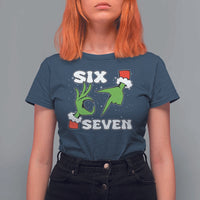 67 Six Seven Christmas Meme T Shirt For Women Funny Elf Hands - Wonder Print Shop