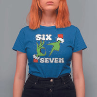 67 Six Seven Christmas Meme T Shirt For Women Funny Elf Hands - Wonder Print Shop