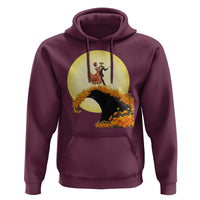 Dia De Los Muertos Hoodie Skeletons Dancing Mexican - Wonder Print Shop
