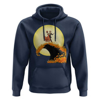 Dia De Los Muertos Hoodie Skeletons Dancing Mexican - Wonder Print Shop